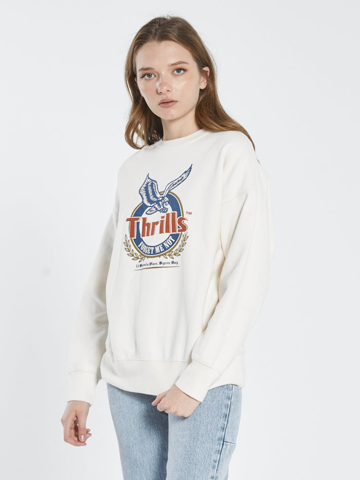Not Forgotten Slouch Crew - Heritage White