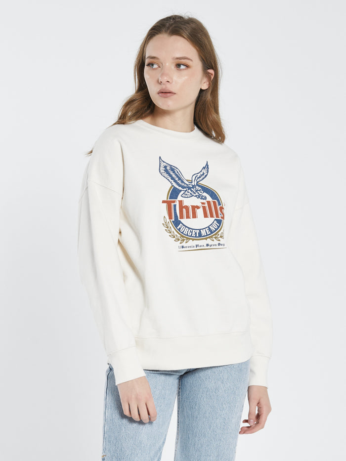 Not Forgotten Slouch Crew - Heritage White