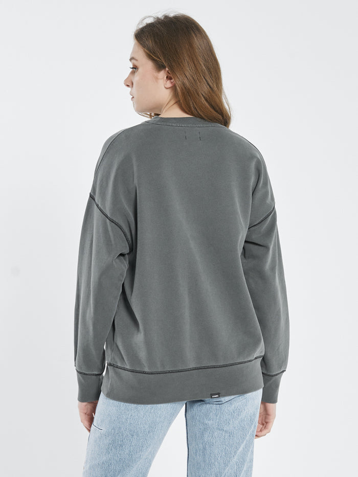 Not Forgotten Slouch Crew - Merch Black