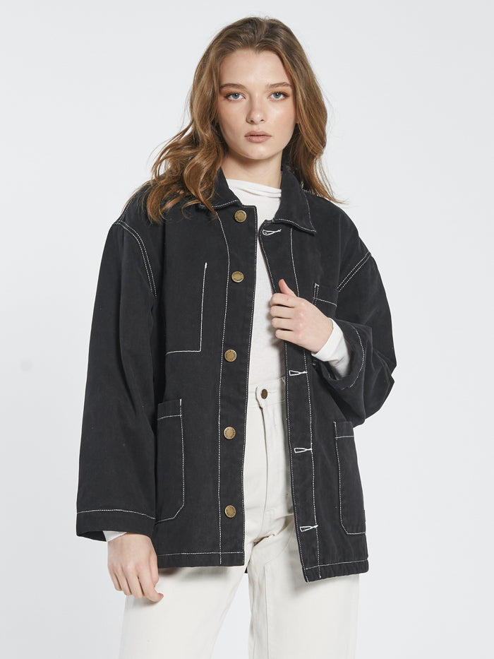Workshop Quilted Jacket - Black