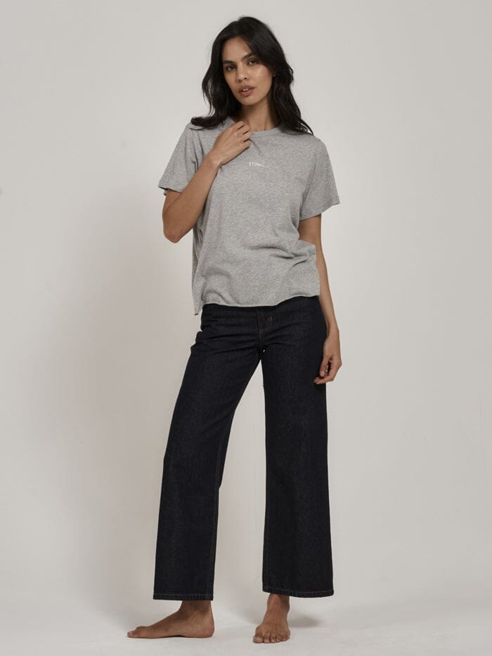 Minimal Thrills Relaxed Tee - Grey Marle
