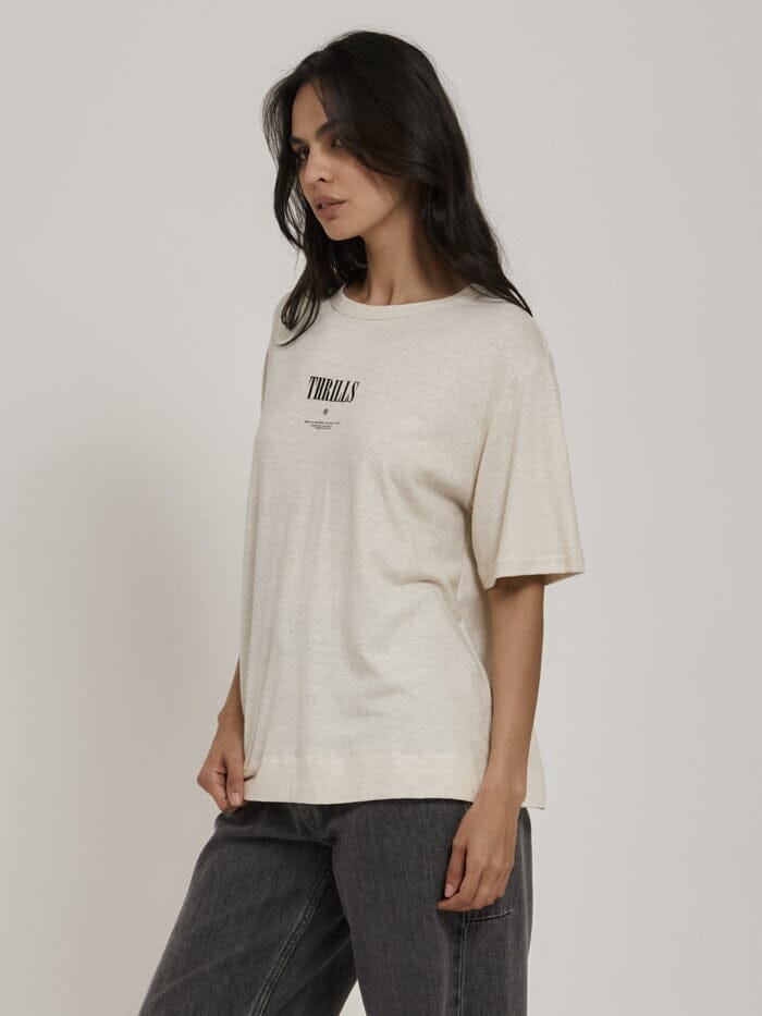 As You Are Hemp Box Fit Tee - Unbleached