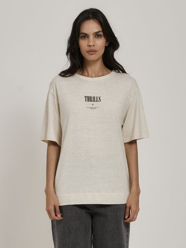 As You Are Hemp Box Fit Tee - Unbleached