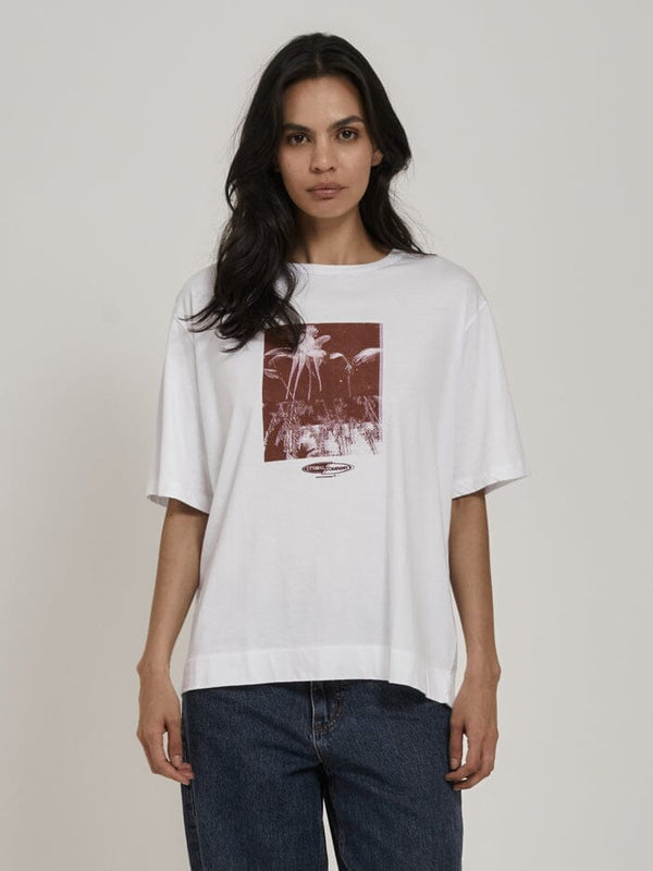 Prefix Box Tee - White