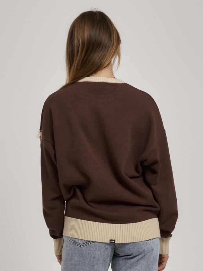 Sequence Knit Crew - Umber