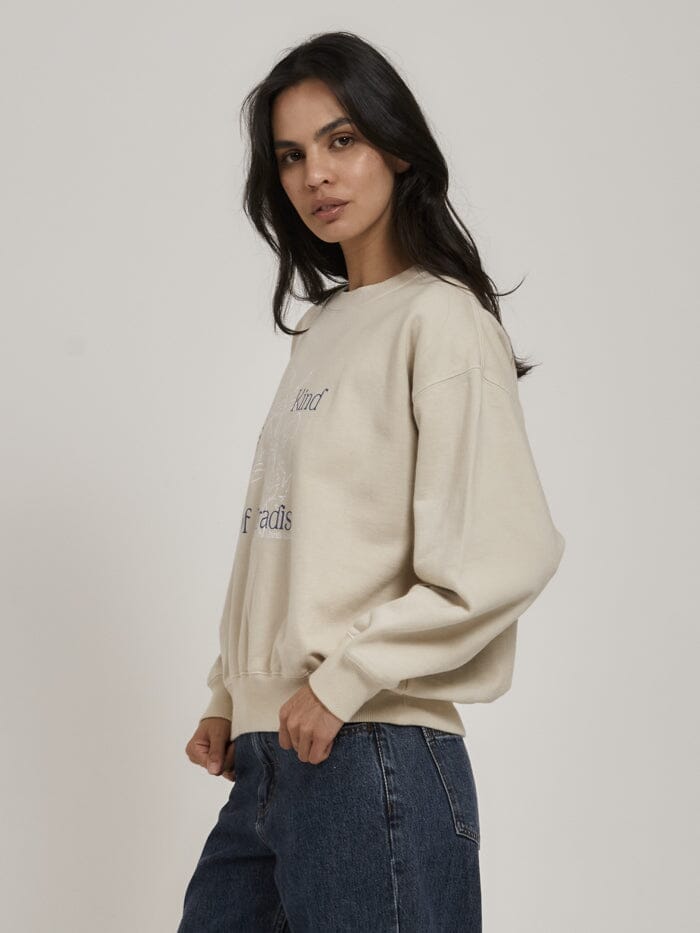 Soft Choices Super Slouch Crew - Soft Tan