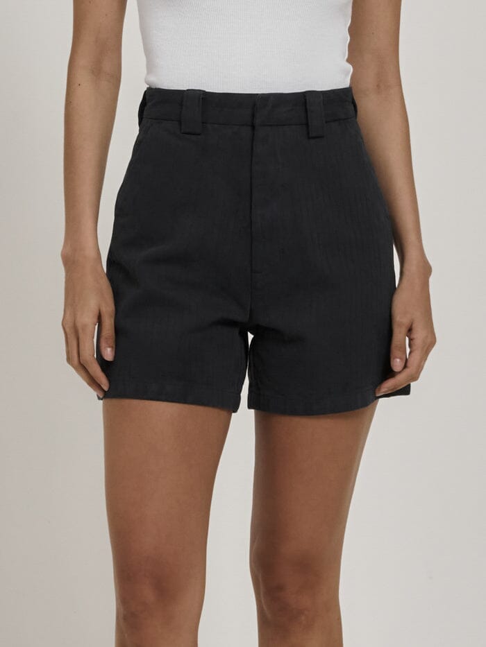 Dell Stripe Koko Chino Short - Petrol