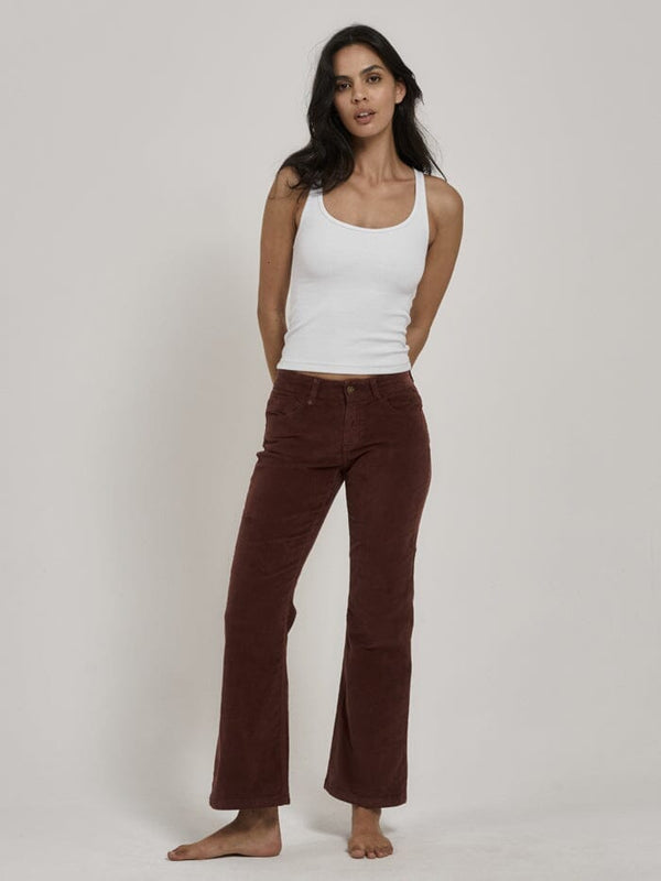 FRAME Le High Flare straight-leg cotton-blend corduroy pants | NET-A-PORTER