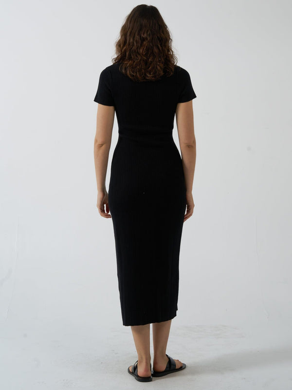Nisha Knit Dress - Black