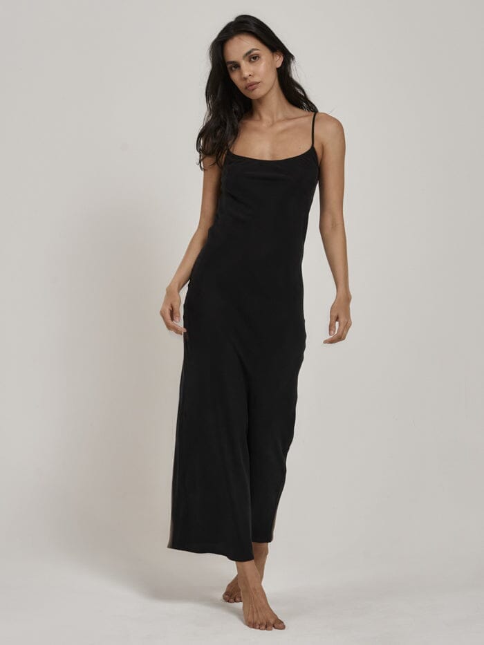Naomi Slip Dress - Antique Black