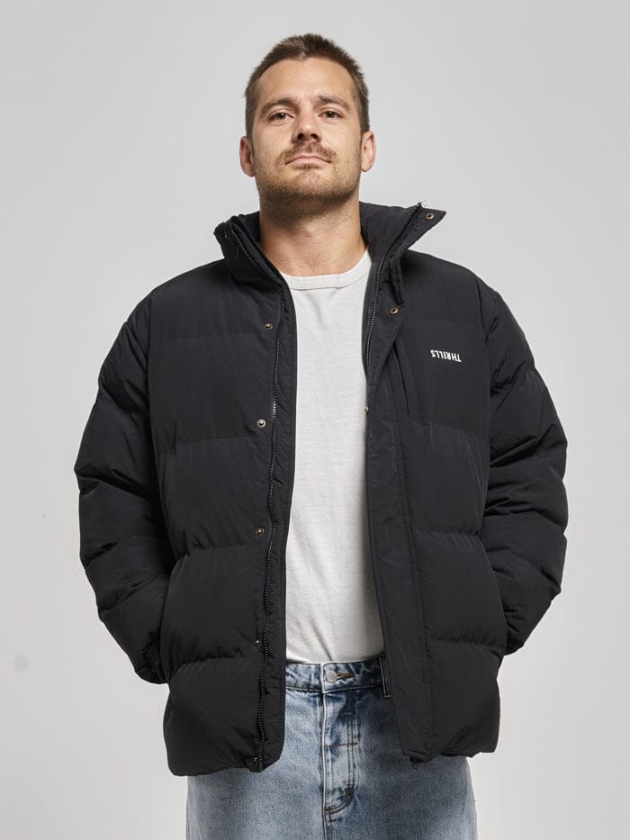 Thrills Union Puff Jacket - Black